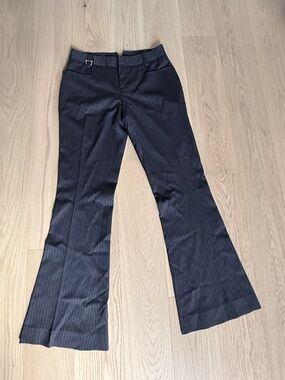 Gucci Charcoal Pinstripe Trousers